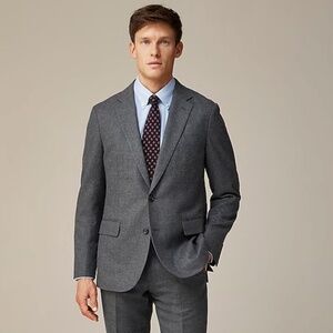 J.Crew Ludlow Jacket 42L – 100% Wool Yorkshire Tweed by Moon England – Charcoal